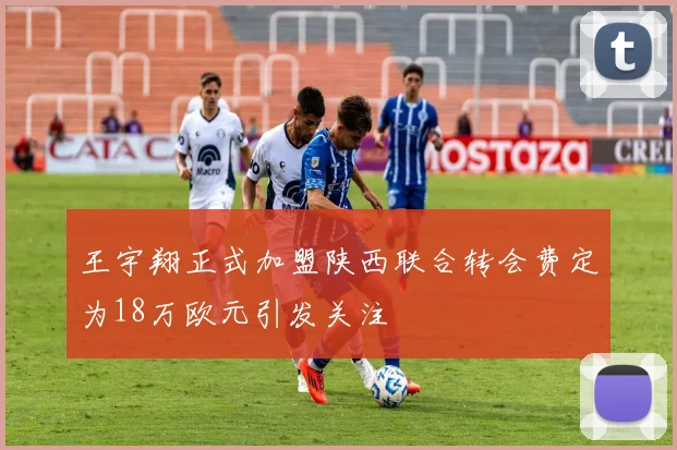 王宇翔正式加盟陕西联合转会费定为18万欧元引发关注
